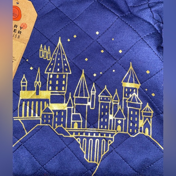 Rare Harry Potter Infant Baby Jacket Shirt Clothes with Hogwarts Castle - Picture 2 of 3